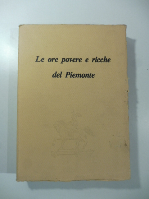 Le ore povere e ricche del Piemonte (edizione 1982)